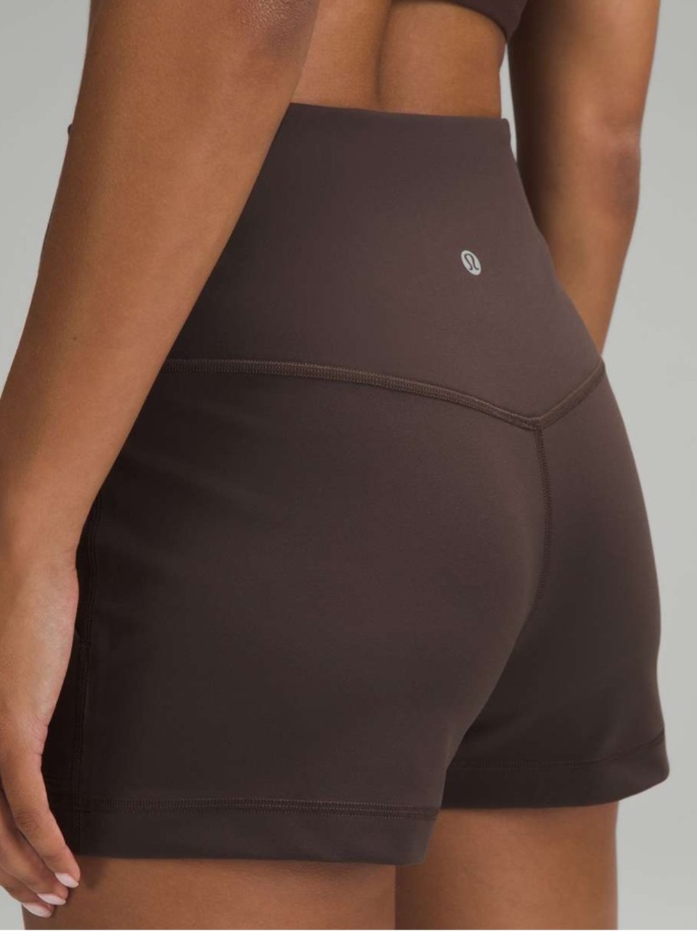 lululemon Align Classic Fit Shorts 3” & Align Tank Set Espresso Like New EUC - Picture 11 of 13
